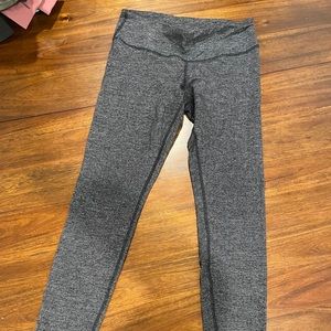 LULULEMON Wunder Under Herringbone Gray legging, 8